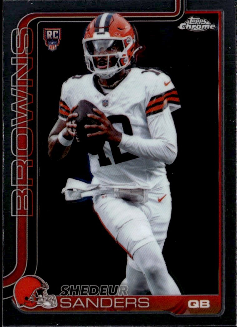 2025 TOPPS CHROME SHEDEUR SANDERS graded slab