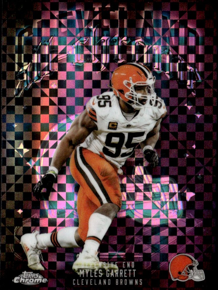 2025 Topps Chrome Myles Garrett graded slab