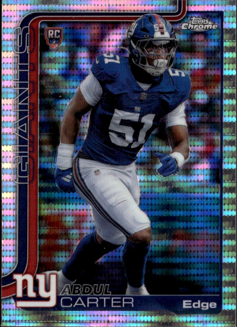 2025 Topps Chrome Abdul Carter graded slab