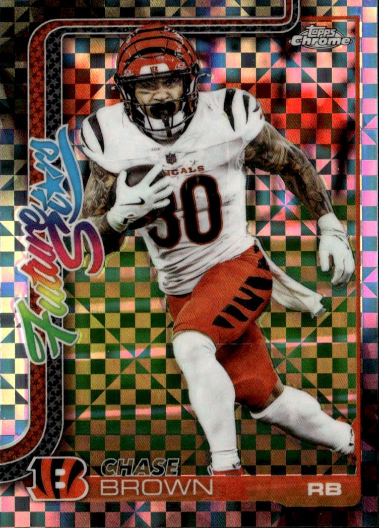 2025 Topps Chrome Chase Brown graded slab