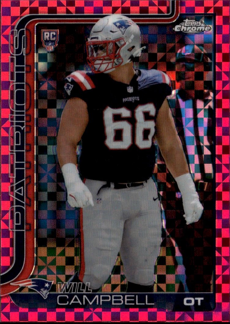 2025 Topps Chrome Will Campbell graded slab