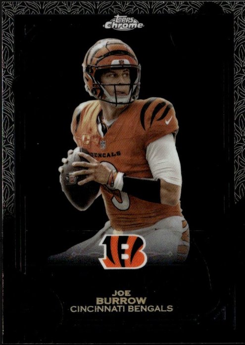 2025 Topps Chrome Joe Burrow graded slab