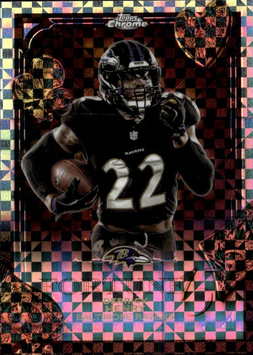 2025 Topps Chrome Derrick Henry graded slab