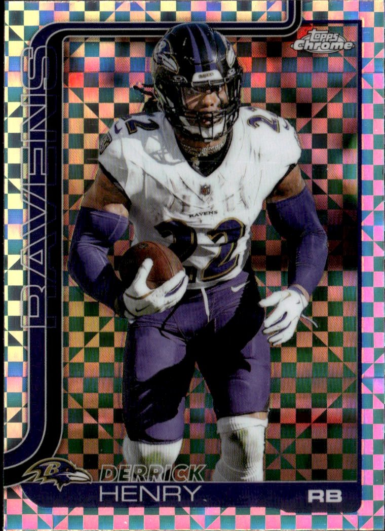 2025 Topps Chrome Derrick Henry graded slab