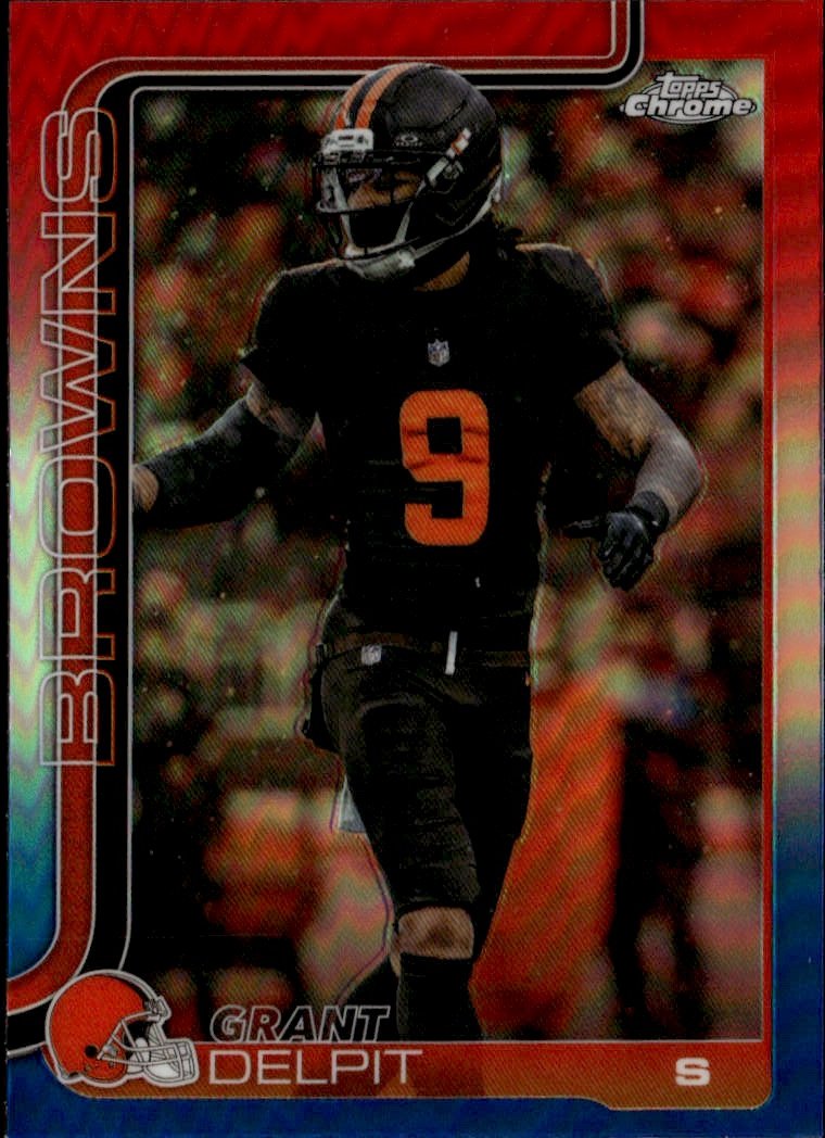 2025 Topps Chrome Grant Delpit graded slab