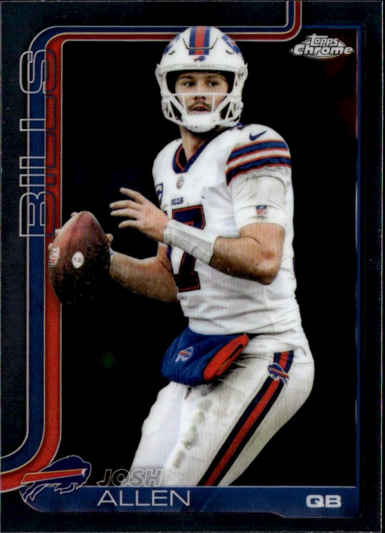 2025 Topps Chrome Josh Allen graded slab
