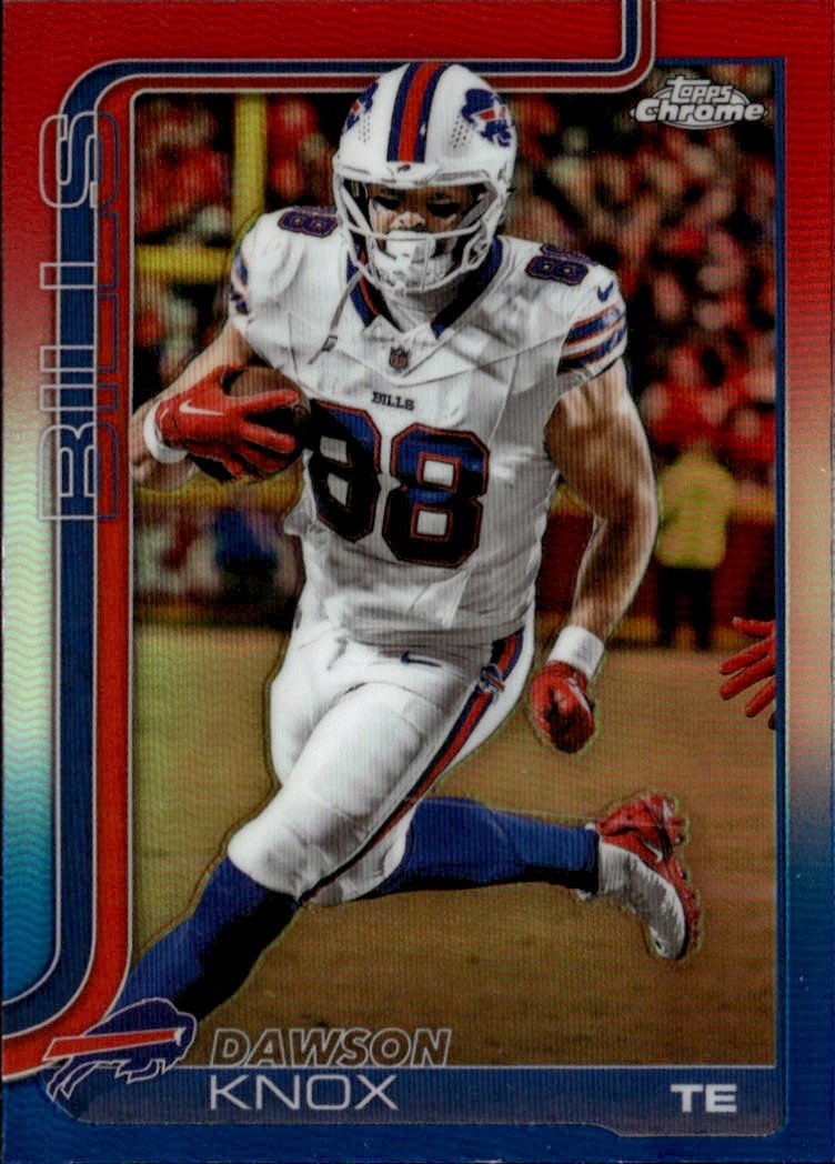 2025 Topps Chrome Dawson Knox graded slab