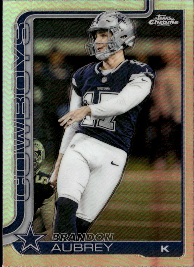 2025 TOPPS CHROME BRANDON AUBREY graded slab
