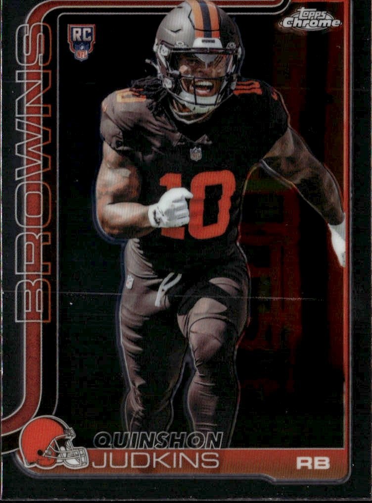 2025 Topps Chrome Quinshon Judkins graded slab