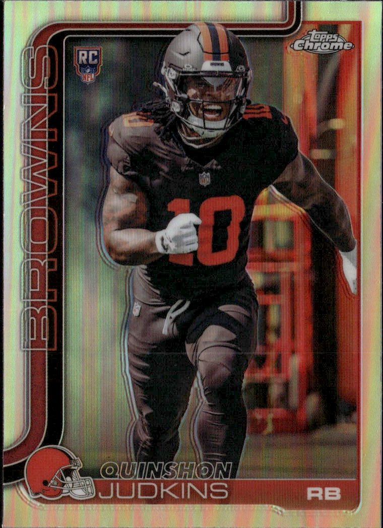 2025 Topps Chrome Quinshon Judkins graded slab