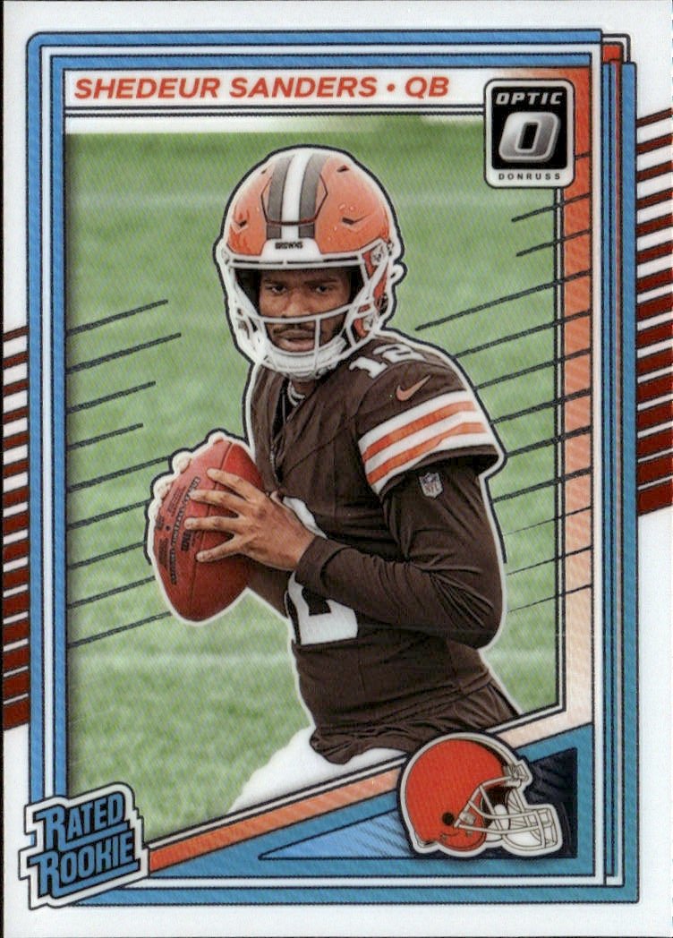 2025 Donruss Optic Shedeur Sanders graded slab