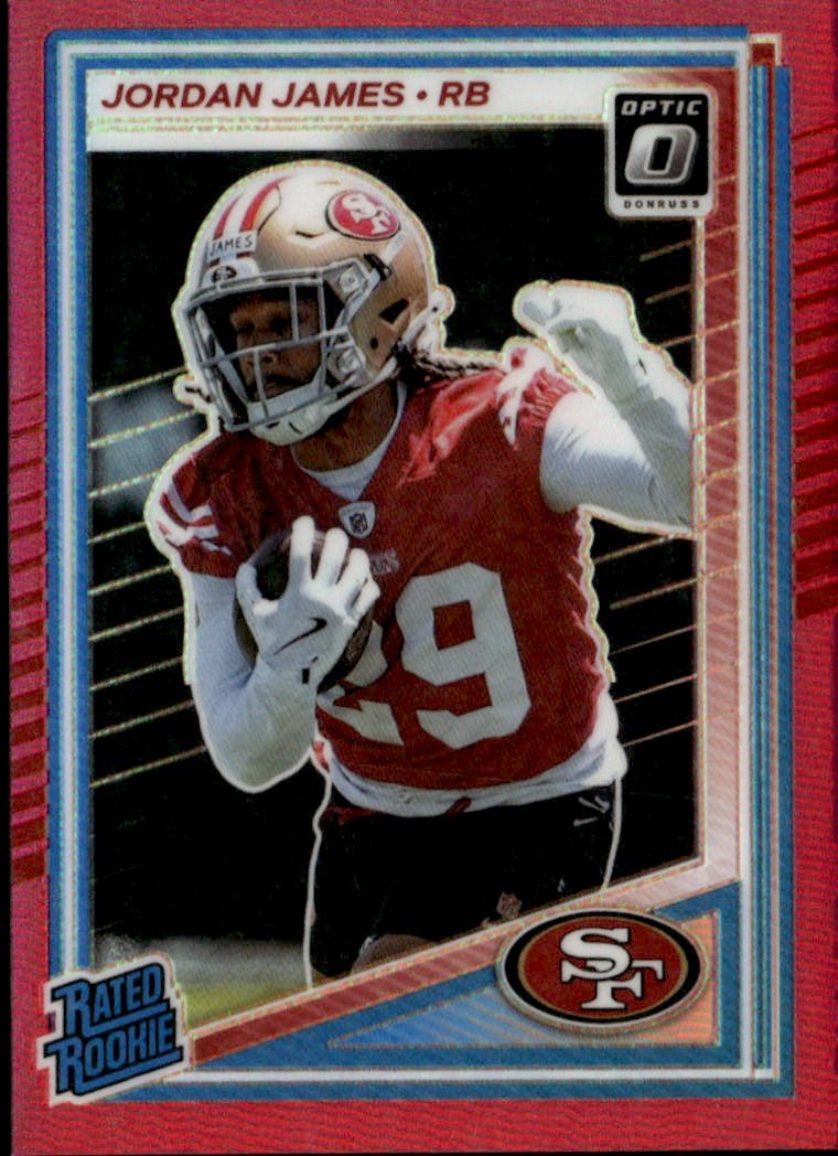 2025 Donruss Optic Jordan James graded slab