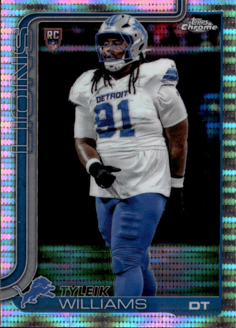 2025 Topps Chrome Tyleik Williams graded slab