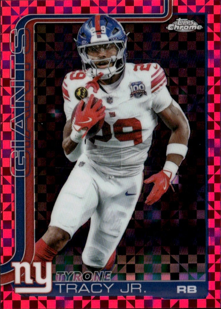 2025 Topps Chrome Tyrone Tracy Jr. graded slab