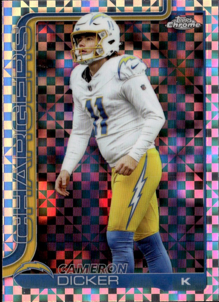 2025 Topps Chrome Cameron Dicker graded slab