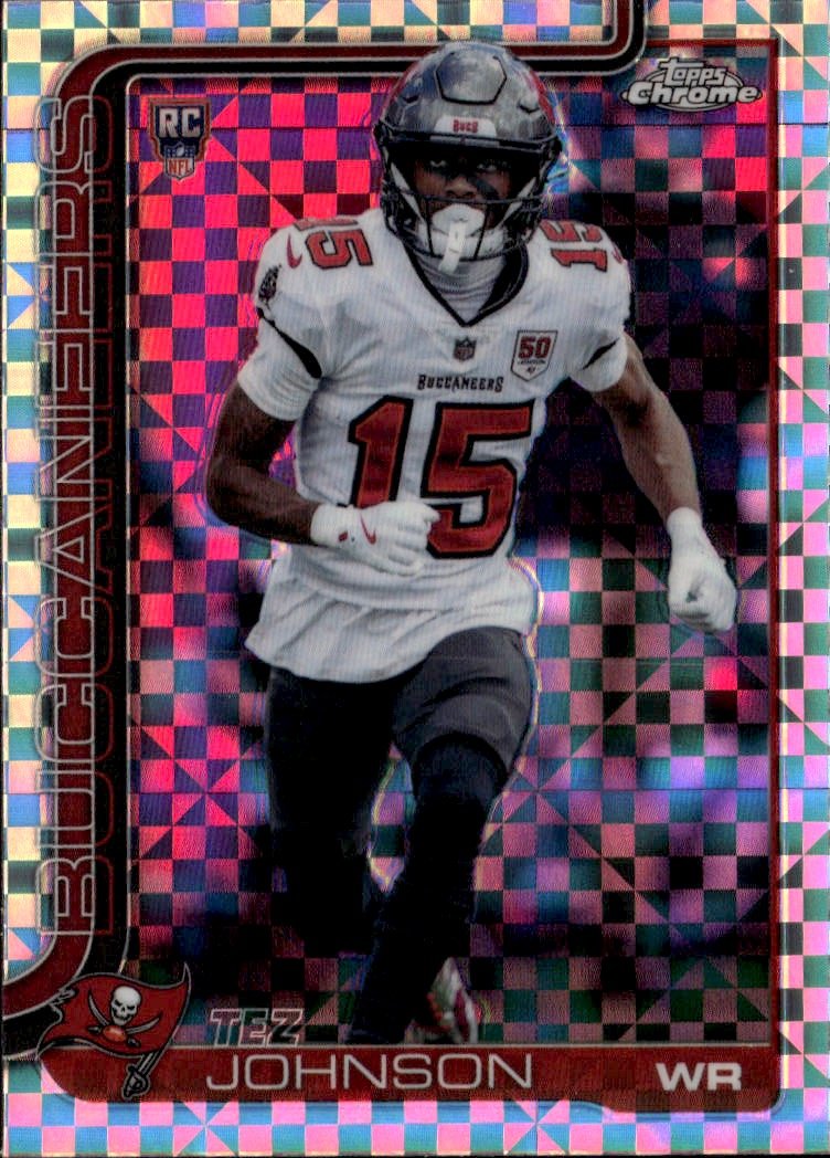 2025 Topps Chrome Tez Johnson graded slab