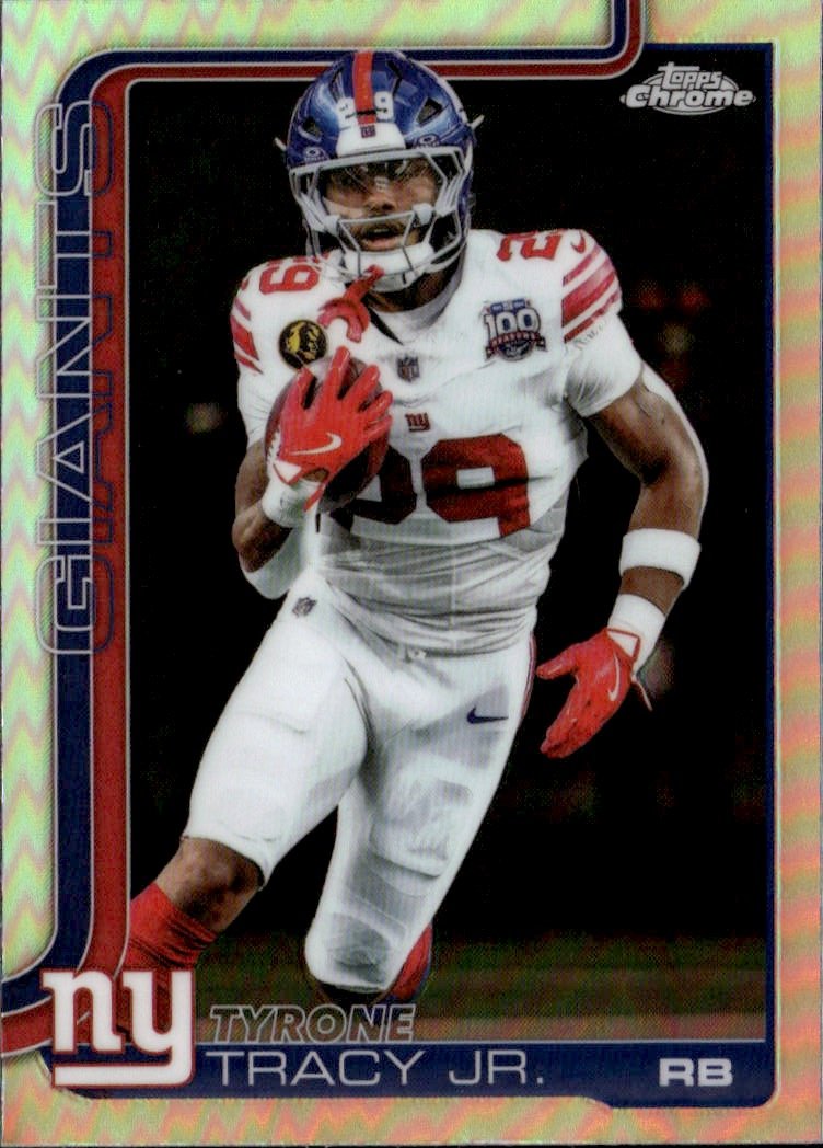 2025 Topps Chrome Tyrone Tracy Jr. graded slab