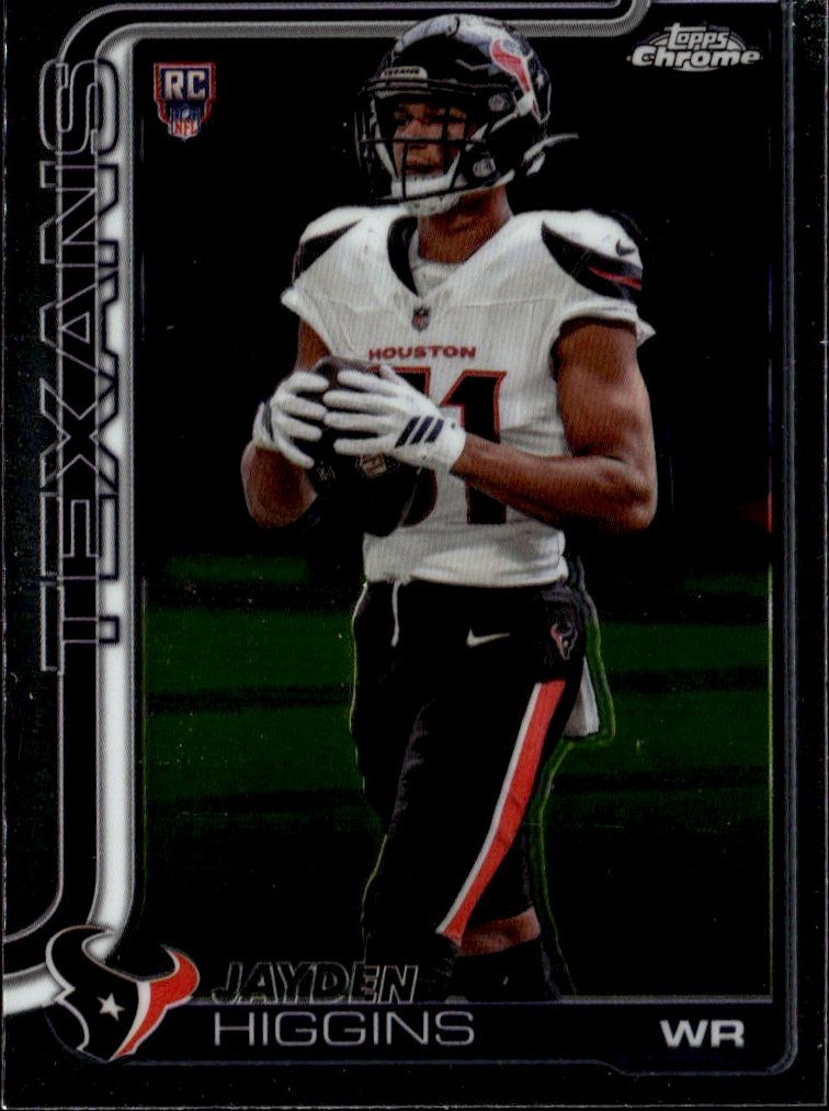 2025 Topps Chrome Jayden Higgins graded slab