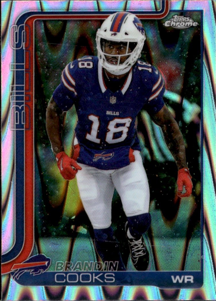 2025 Topps Chrome Brandin Cooks graded slab