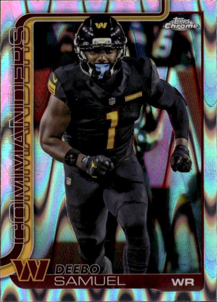 2025 Topps Chrome Deebo Samuel graded slab