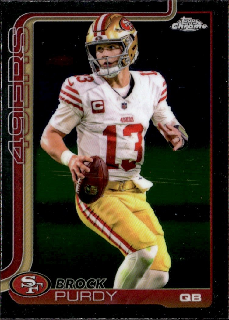 2025 Topps Chrome Brock Purdy graded slab