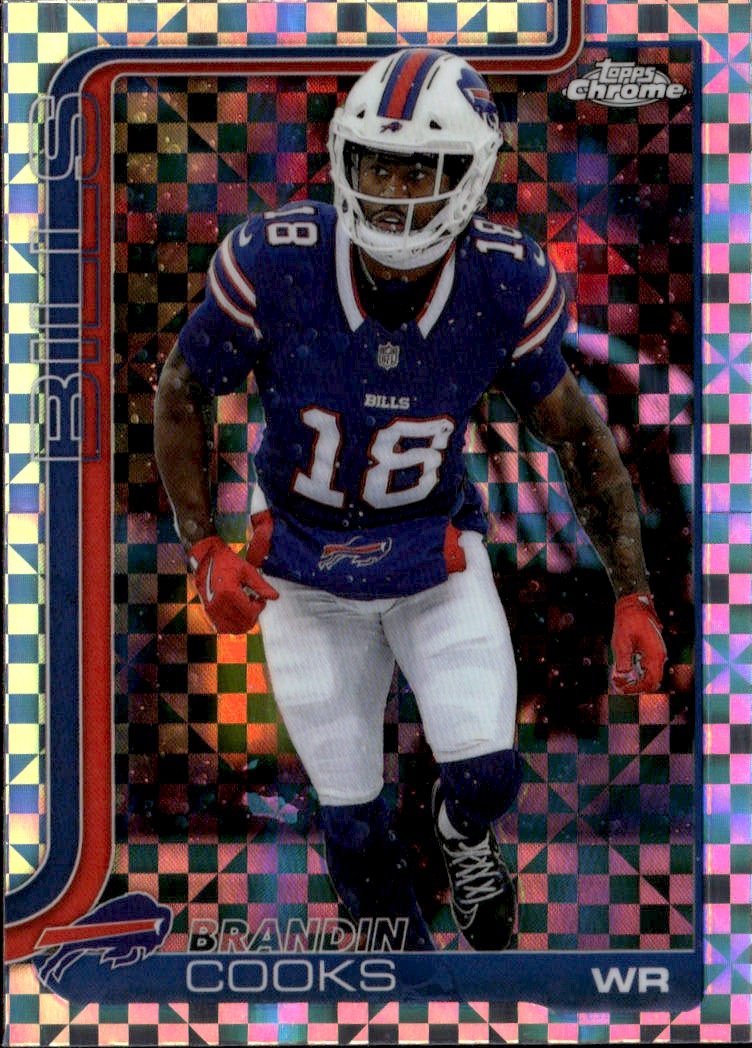2025 Topps Chrome Brandin Cooks graded slab
