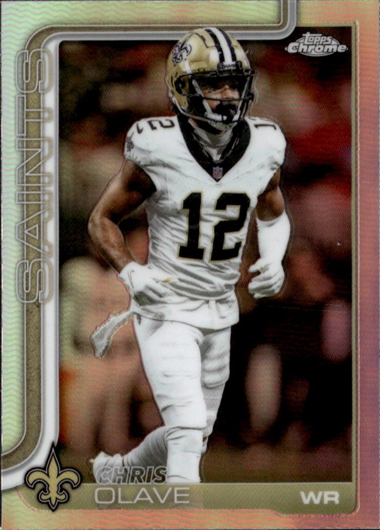 2025 Topps Chrome Chris Olave graded slab