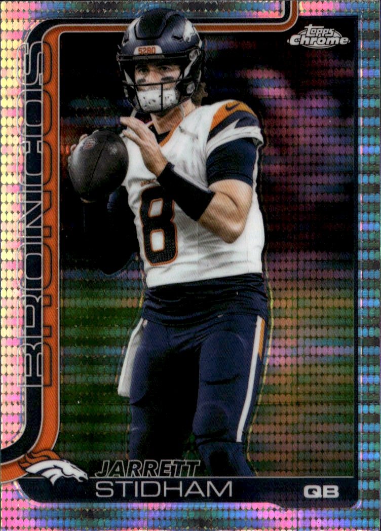 2025 Topps Chrome Jarrett Stidham graded slab