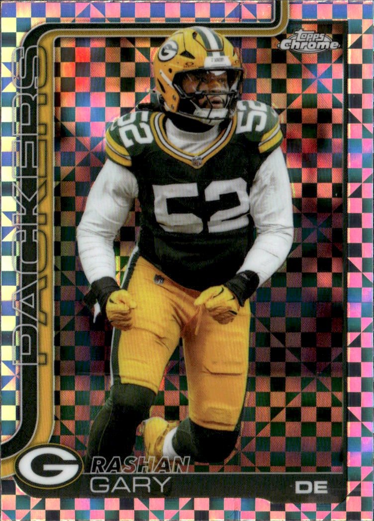 2025 Topps Chrome Rashan Gary graded slab
