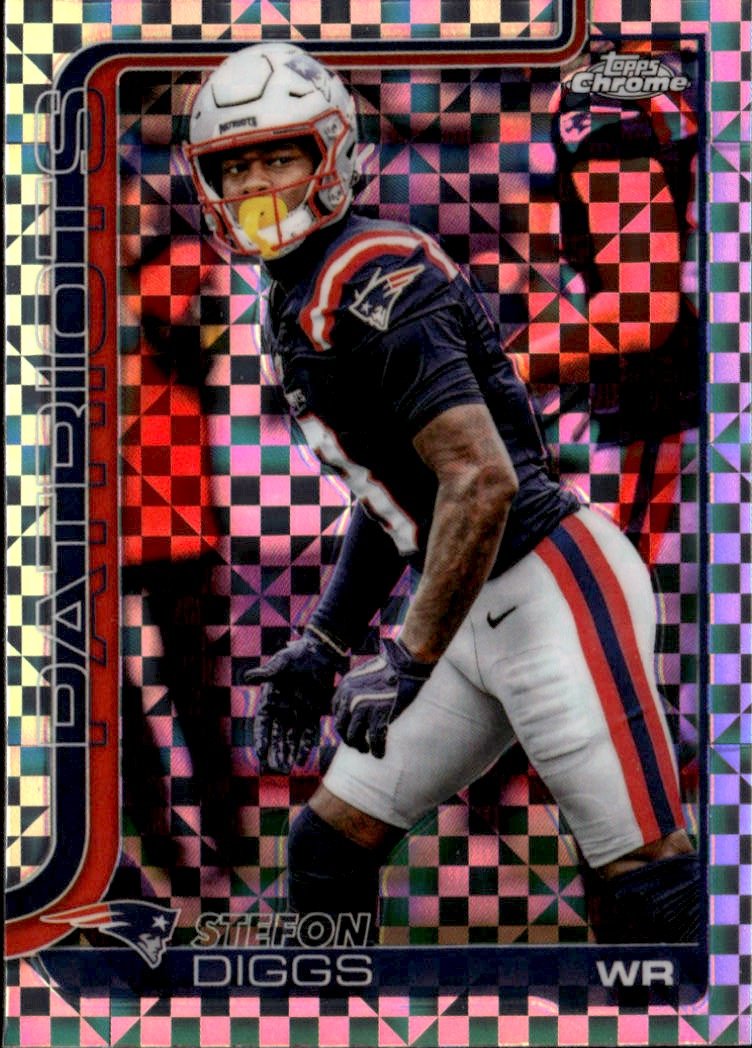 2025 Topps Chrome Stefon Diggs graded slab