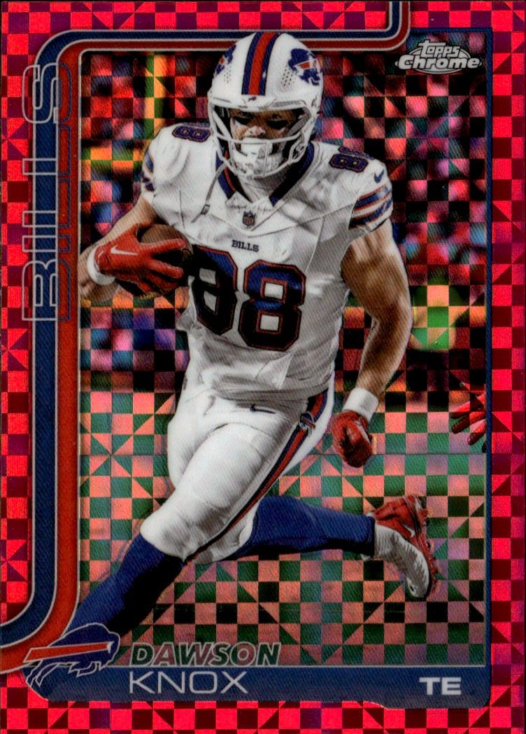 2025 Topps Chrome Dawson Knox graded slab