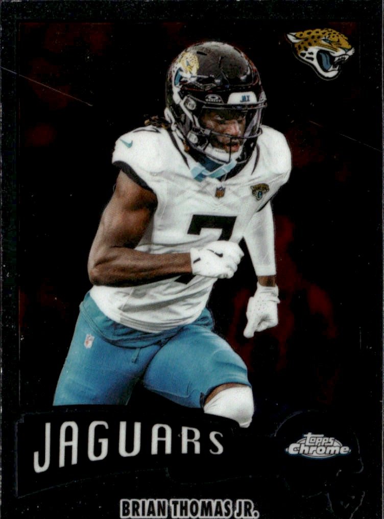 2025 Topps Chrome Brian Thomas Jr. graded slab