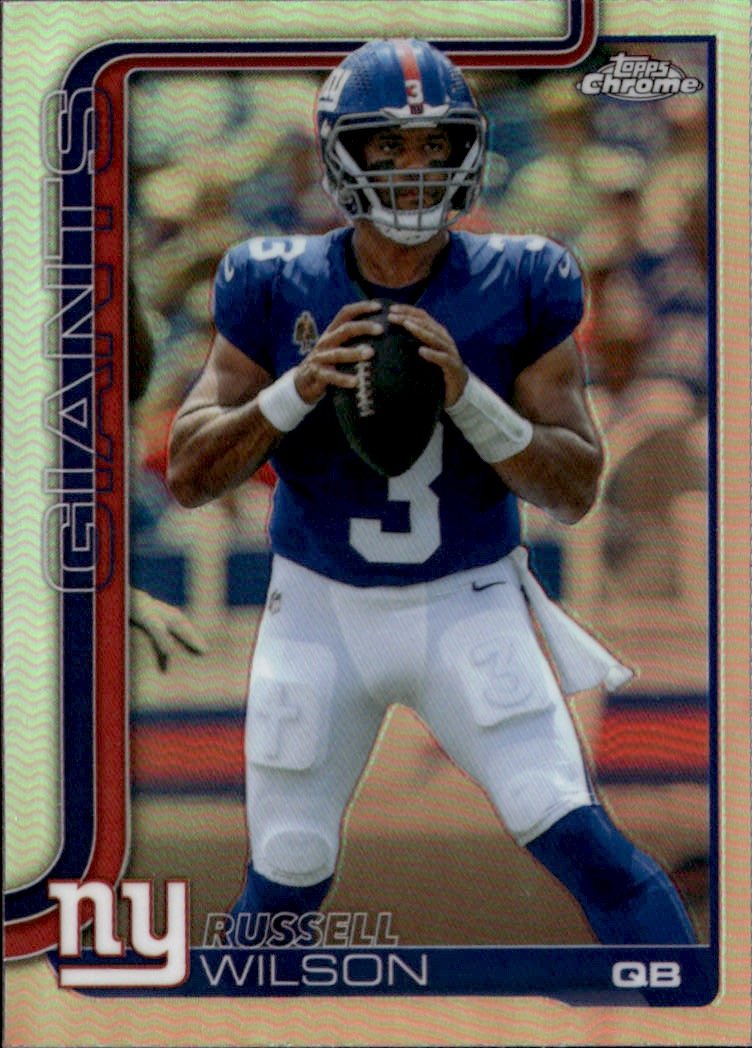 2025 Topps Chrome Russell Wilson graded slab