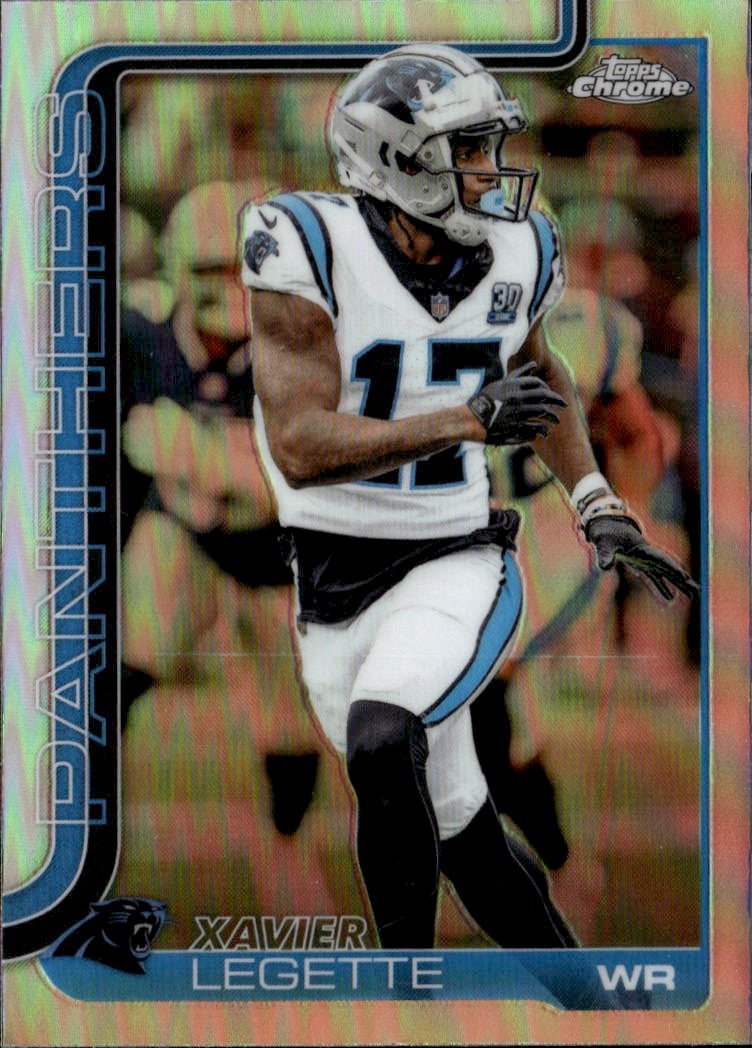 2025 Topps Chrome Xavier Legette graded slab