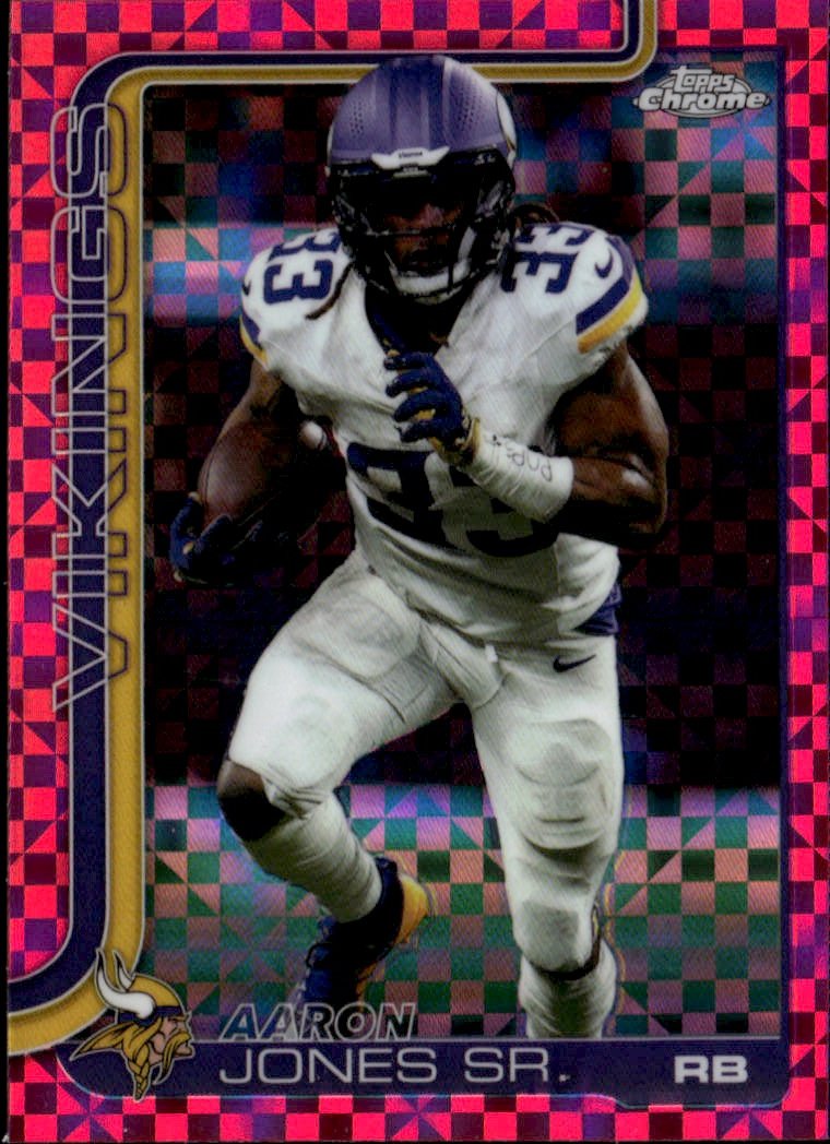 2025 Topps Chrome Aaron Jones Sr. graded slab