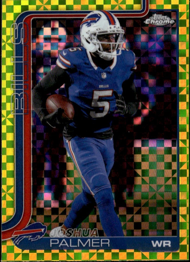 2025 Topps Chrome Joshua Palmer graded slab
