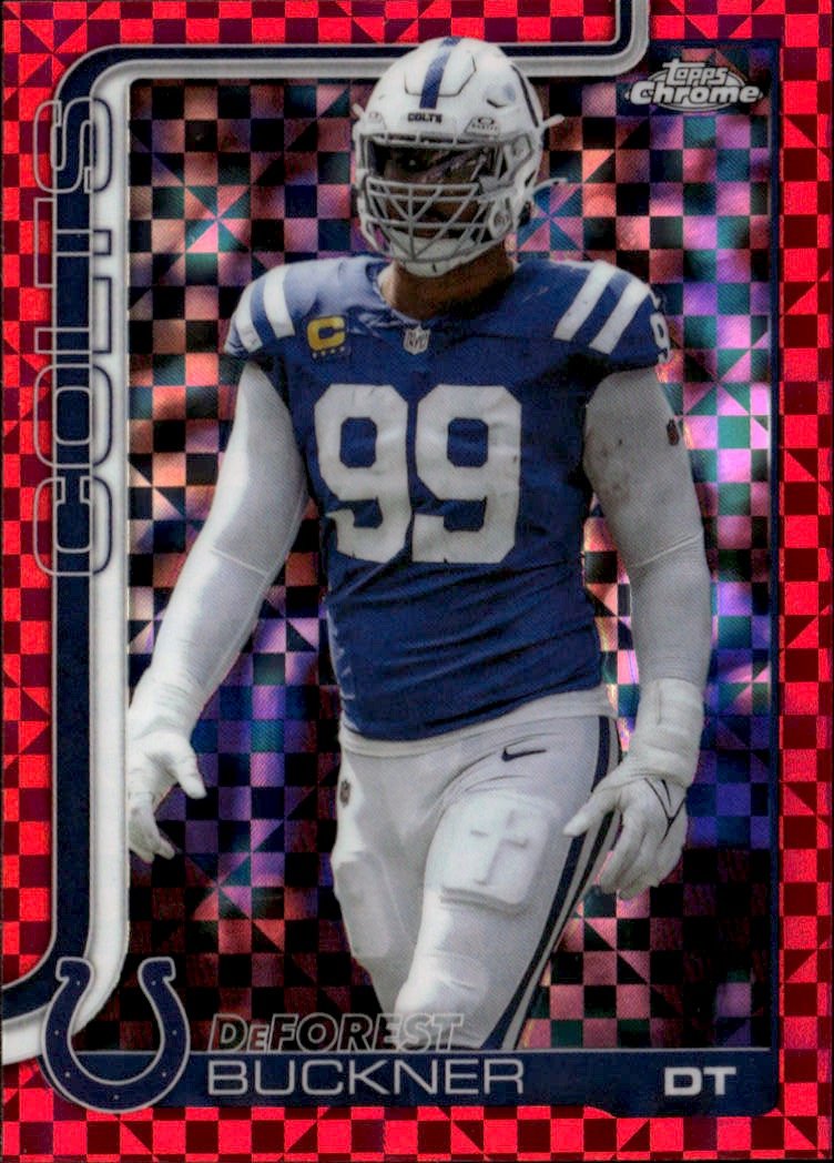 2025 Topps Chrome Deforest Buckner graded slab