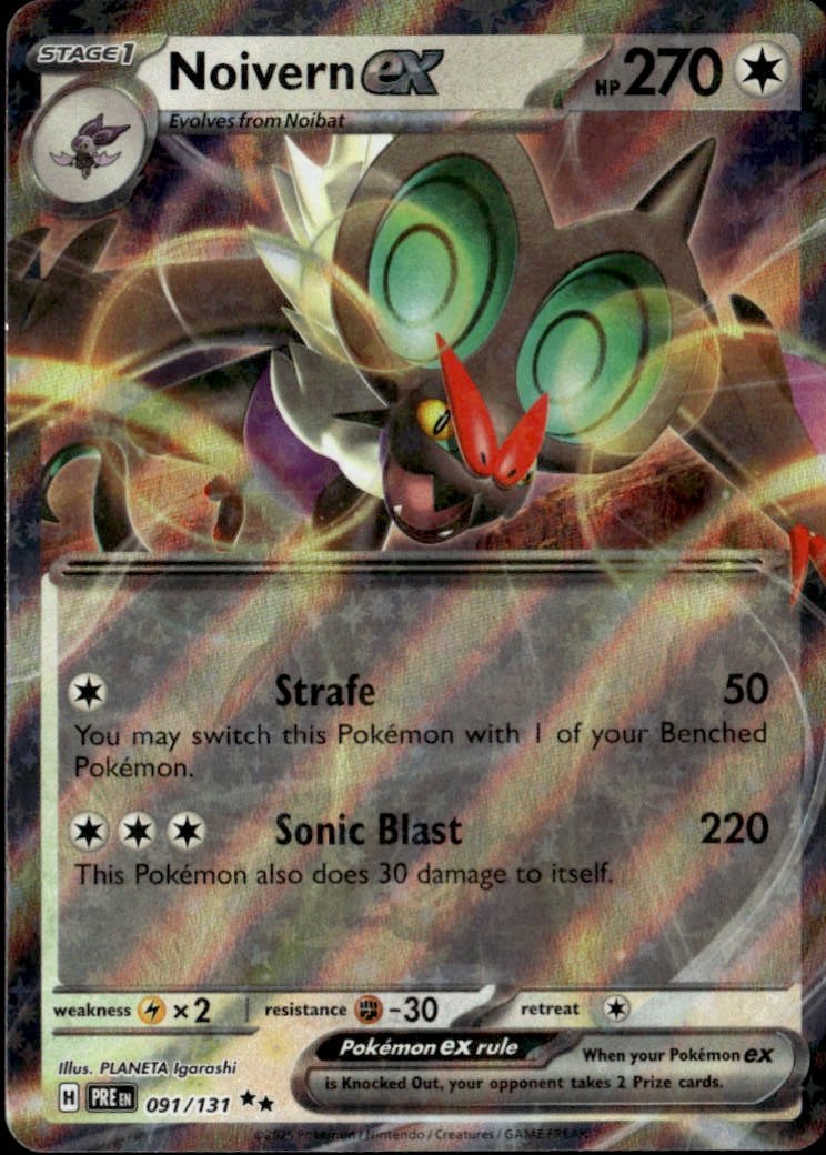 2025 Pokemon Sv Noivern Ex graded slab