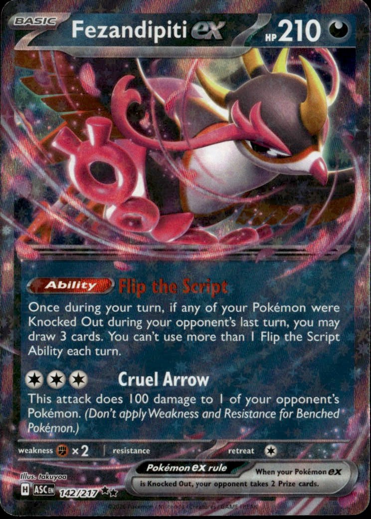 2026 Pokemon Mega Evolution FezandipitiEX graded slab