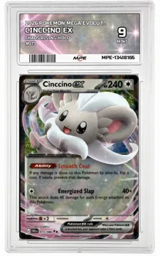 2026 POKEMON MEGA EVOLUTION CHAOS RISING-HOLO #073 cinccino ex MPE 9 MINT — graded card up for auction