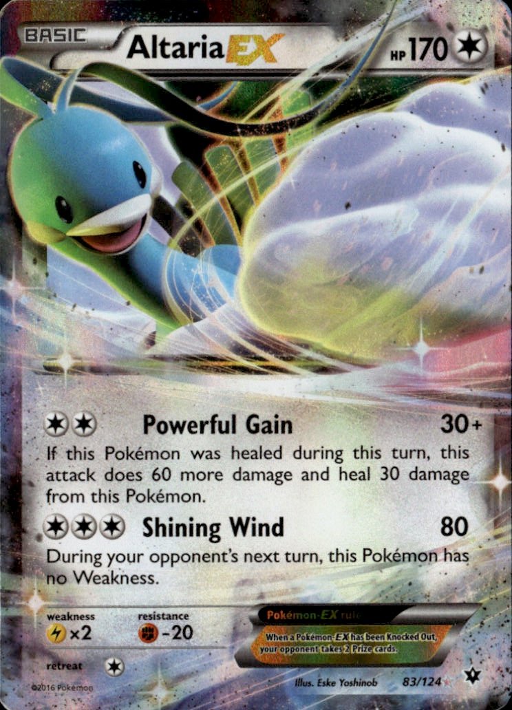 2016 Pokemon Xy Altaria Ex graded slab