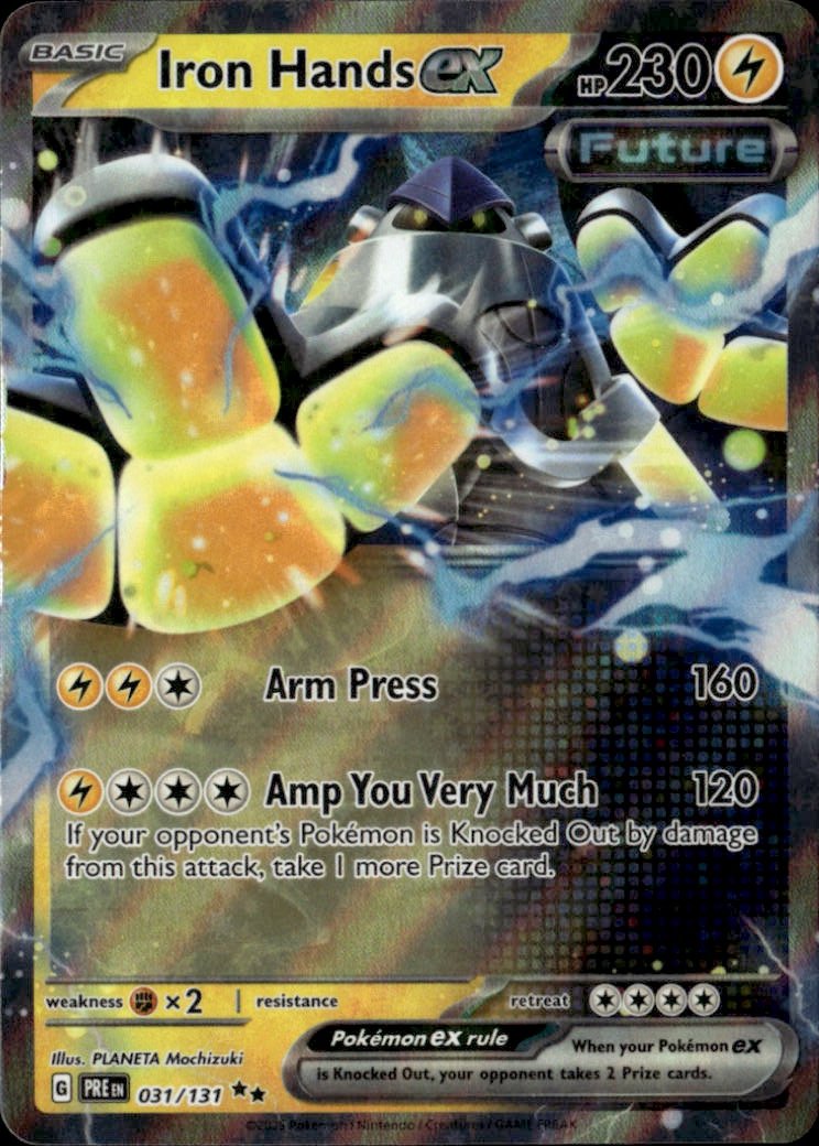 2025 POKEMON PRE IRON HANDS EX graded slab