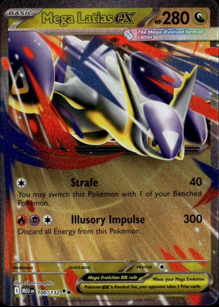 2025 Pokemon Meg Mega Latias Ex graded slab