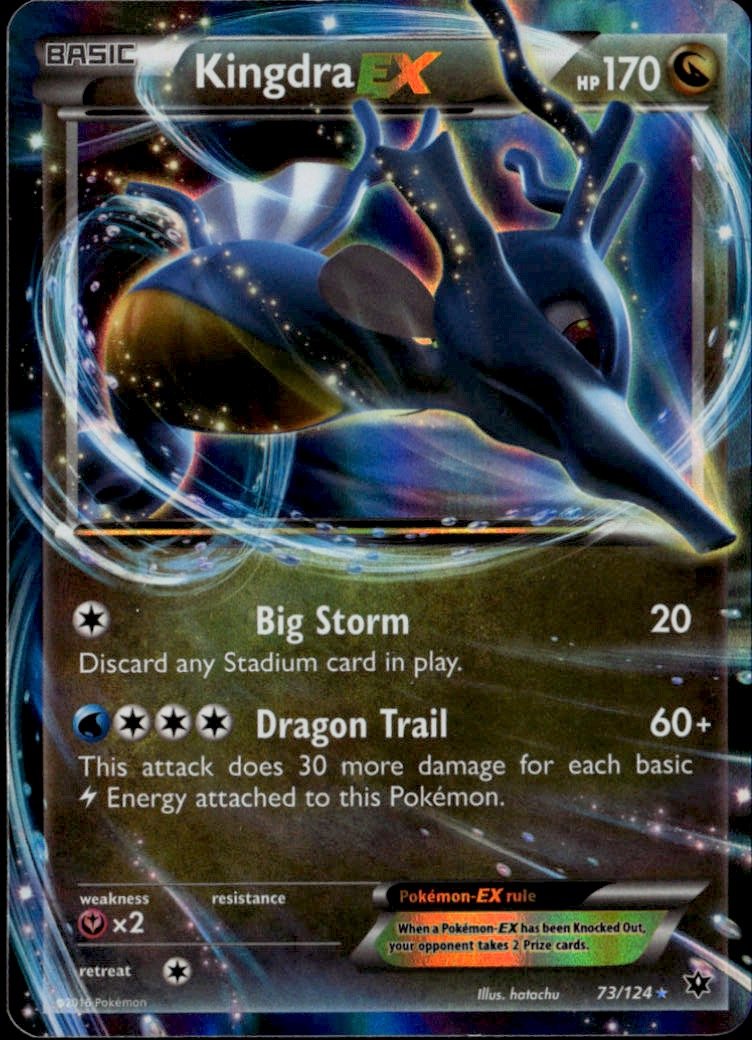 2016 Pokemon Xy Kingdra Ex graded slab