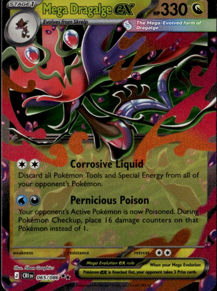 2023 Pokémon Tcg Dragalge Ex graded slab