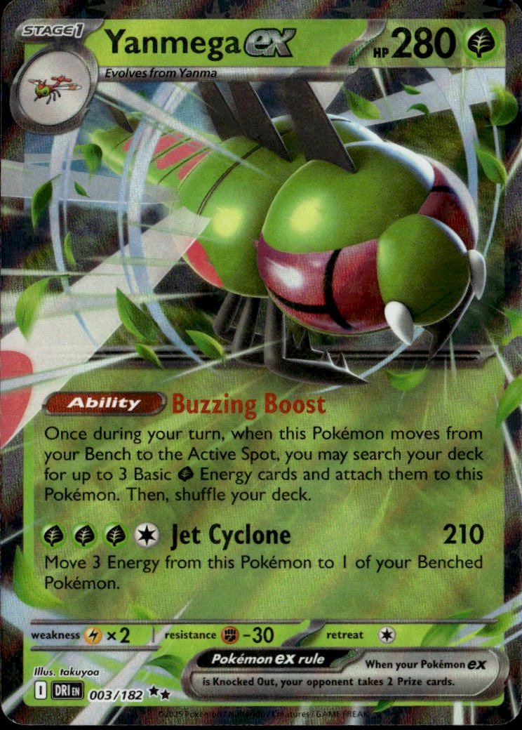 2025 Pokemon Dri Yanmega Ex graded slab