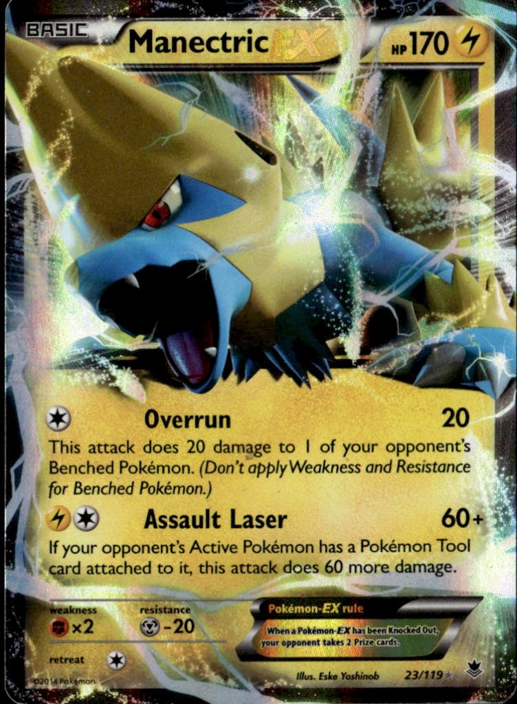2014 Pokemon Xy Manectric Ex graded slab