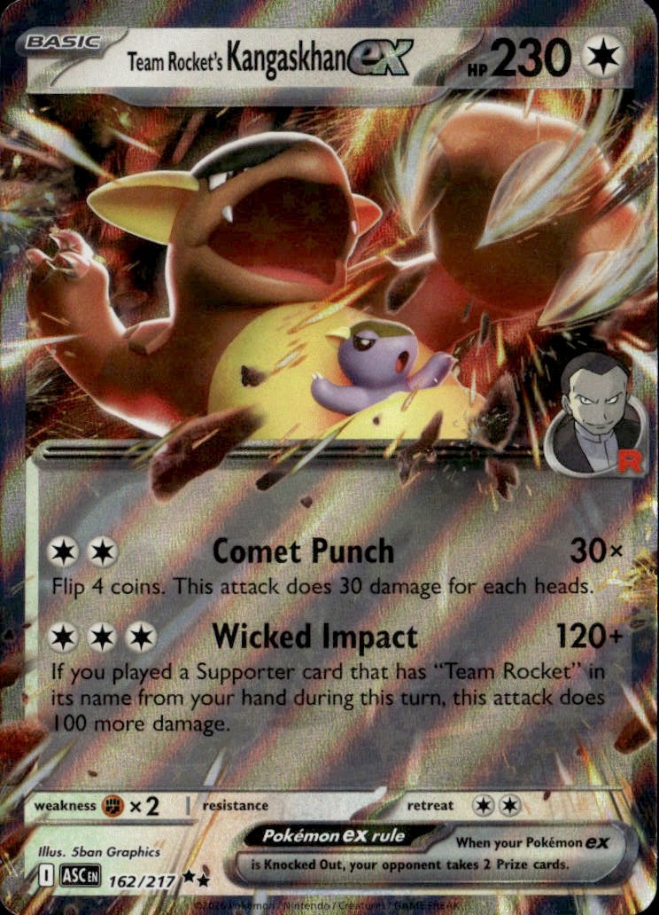 2026 Pokemon Asc Team Rocket'S Kangaskhan Ex graded slab