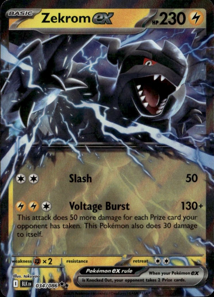 2024 Pokemon Tcg Zekrom Ex graded slab