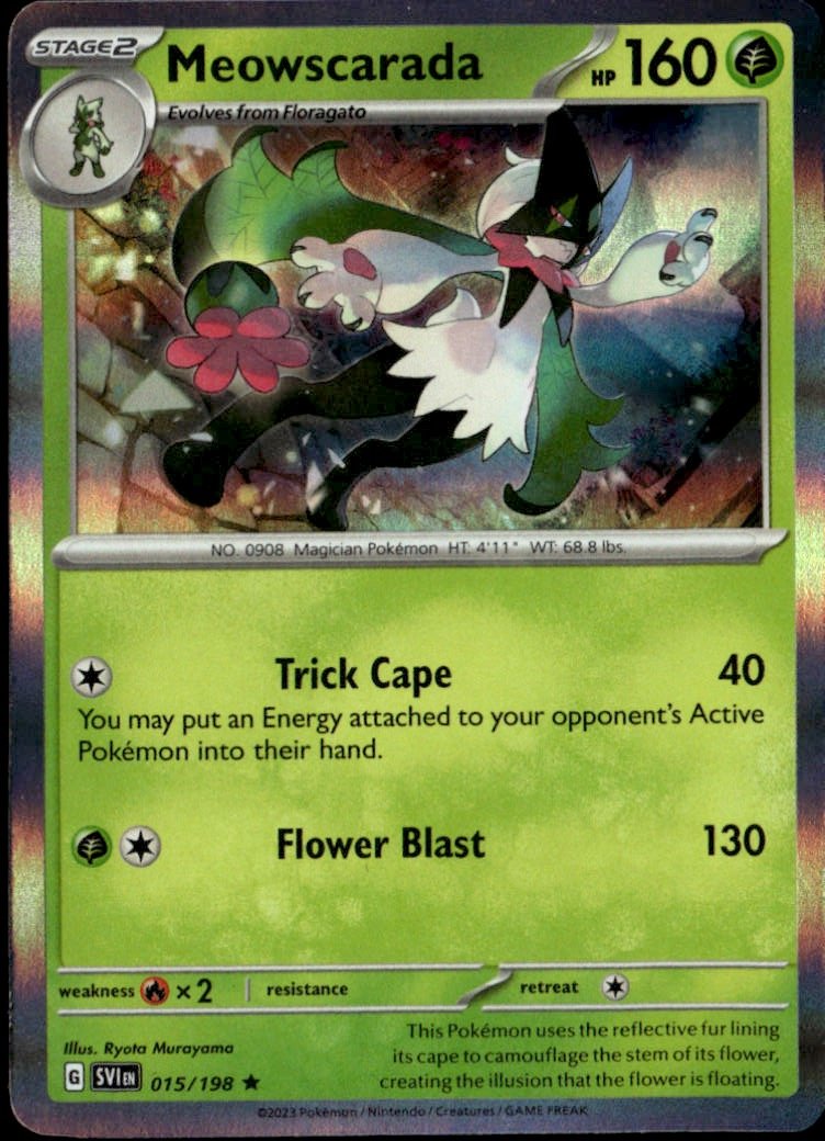 2023 Pokemon Svi Meowscarada graded slab